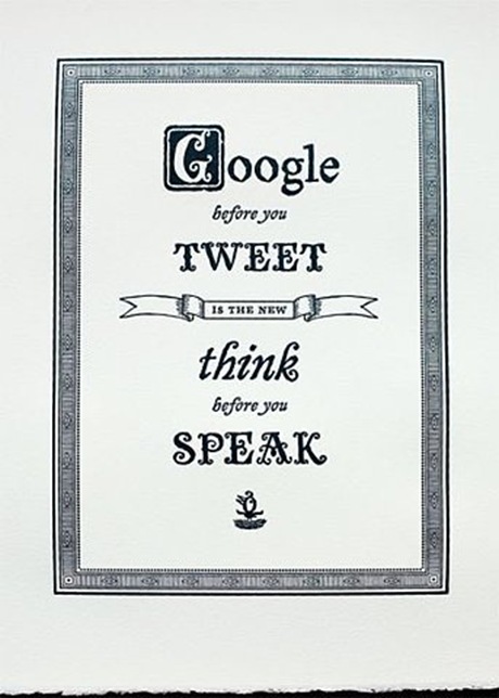 Google before you tweet - ffffound