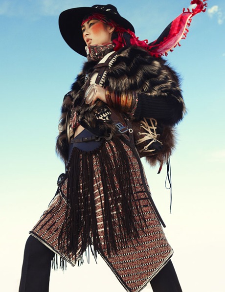 Liu Wen by Greg Kadel in Wild Dreams - Vogue Germany Nov 2010 - 12