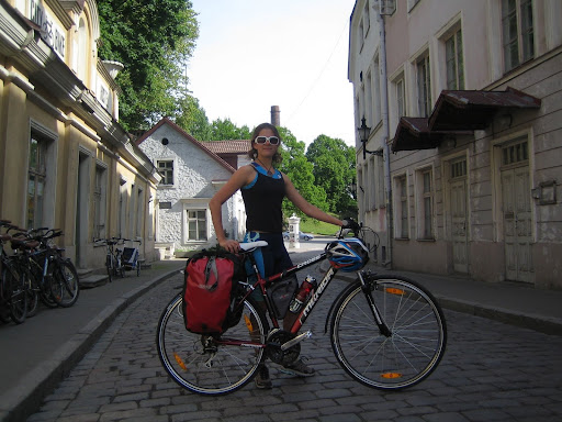 A Portrait of a Cyclist as she hits the road Estonian%20bike%20trip%20005