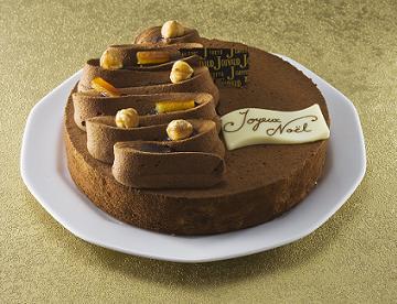 フランス・ジュヴォーのクリスマスケーキ