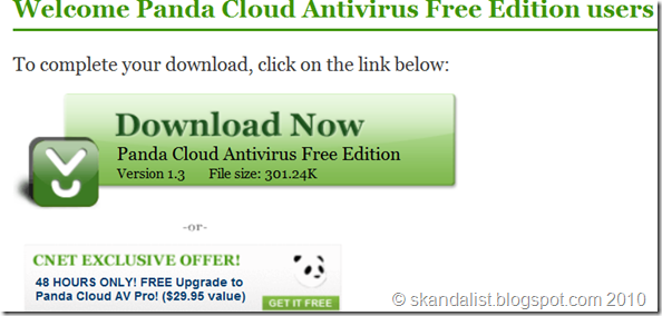 Panda Cloud Antivirus Pro Edition