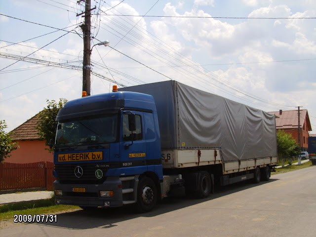 Vrachtwagen van v.d. Heerik