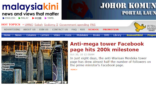 1M Malaysians Reject 100-storey Mega Tower