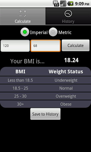 BMI FYI Calculator