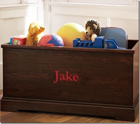 pottery barn toy chest
