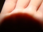Kendra's hand