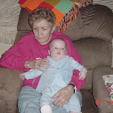 Grandma Kline with kids