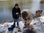 Two on the stringer are better than two in the lake :P