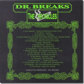Dr BREAKS - The Chronicles (back cover)