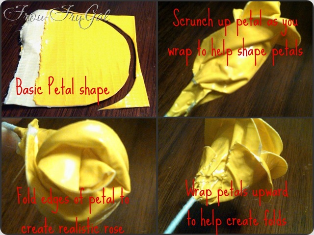 Making a Duct Tape Flower