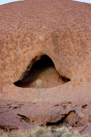 Closeup of Ayers Rock