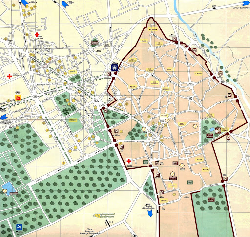 Marrakech map