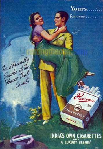 Panama Cigarettes advertisement from 1945