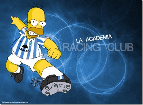 vHomero Simpson Futbol racing club Homero Simpson Futbol