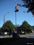 The Flag in the middle of the square