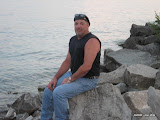 Me on the rocks in Barrie Ont