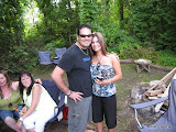 Shane and Tracy, the hostess of the party