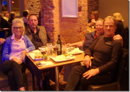 Tamra, Rick, Lea & Daryl - Dinner at the Oriental Hotel, Adelaide