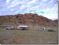 Great camp site at Harts Range