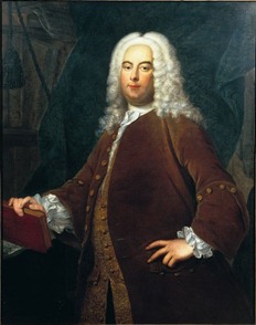 Portrait of Georg Friedrich Händel, circa 1736, from the Thomas Hudson school [Photo from the Foundling Museum, London]