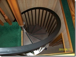 Spiral going to basement level