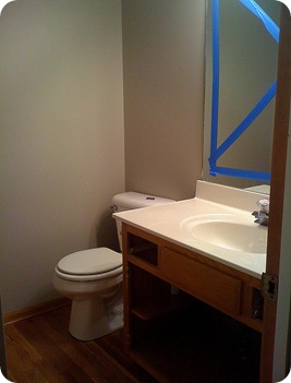 powder room remodel 002