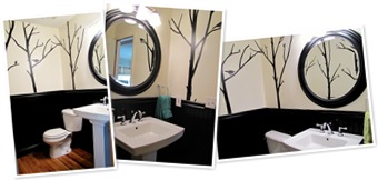 View powder room redo