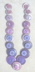 button necklace button necklace