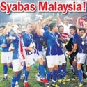 Malaysia Juara Bola Sepak Sukan SEA 2009 Laos
