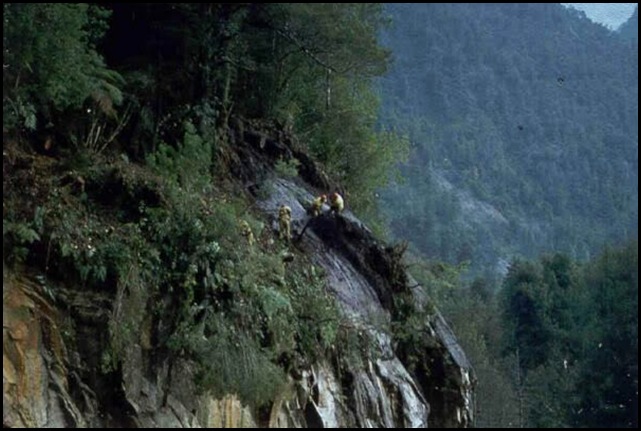 Construccion Piedra El Gato en 1979