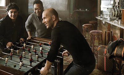 Louis Vuitton with Pele, Maradona, Zidane