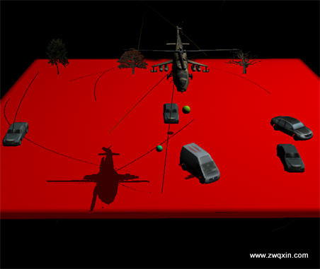 www.zwqxin.com  shadow map demo2