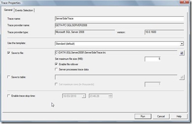 SetupTraceInGUI