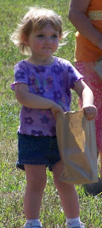 Hannah, proud of her scrambling abilities.