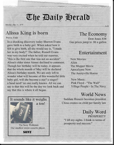 Alissa Newspaper