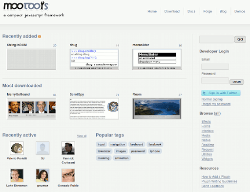 MooTools Forge