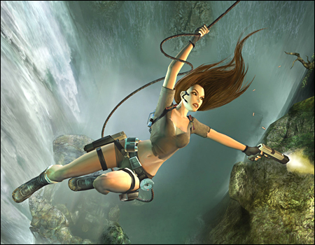 Lara Croft, de "Tomb Raider".