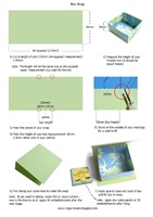 ORIGAMI BOX WRAP LID TUTORIAL magic boxes