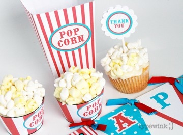 popcorn box template