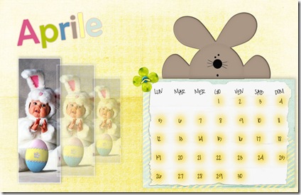 calendario aprile