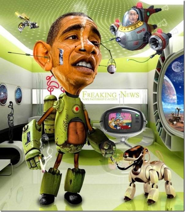 Caricaturas de Barack Obama (2)