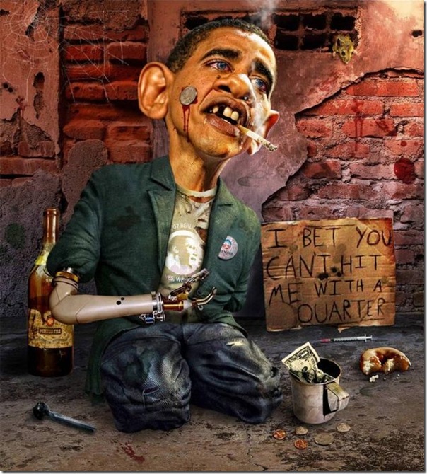 Caricaturas de Barack Obama (1)