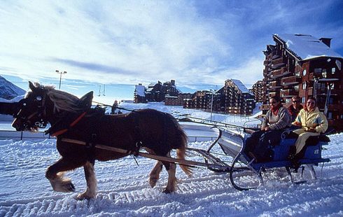 Special sledge in Avoriaz Special sledge