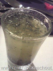Some lime juice with herbs "/ Some lime juice with herbs "/