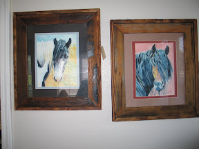 Beautiful pastel's unique frames & matting