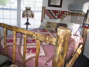 Log Frame Queen Bed