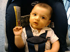ishaan waiting to see Santa