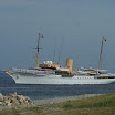 DSC03417.JPG - 5.07. Helsingoer - Kronborg; Jacht Królowej zbliża się