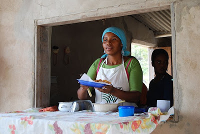 Notre hote Kalunga, gracieuse et humble