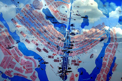 plan de Brasilia: deux axes, deux ailes